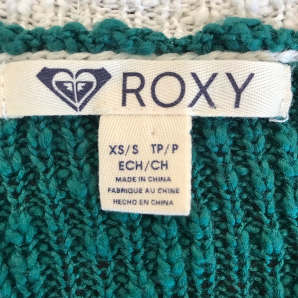 Tri-color ROXY cardigan - Picture 5 of 5